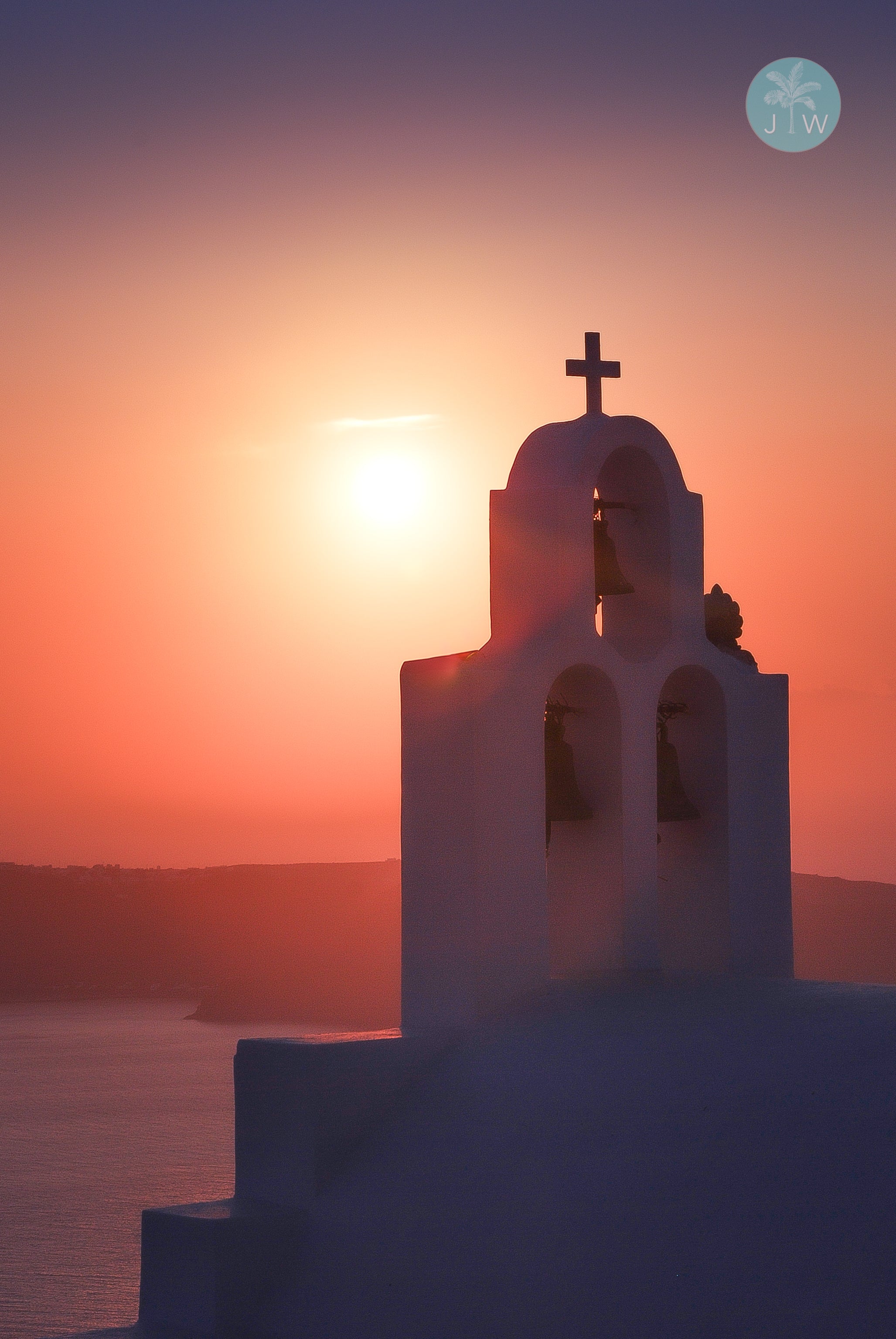 Thira Sunset Vertical