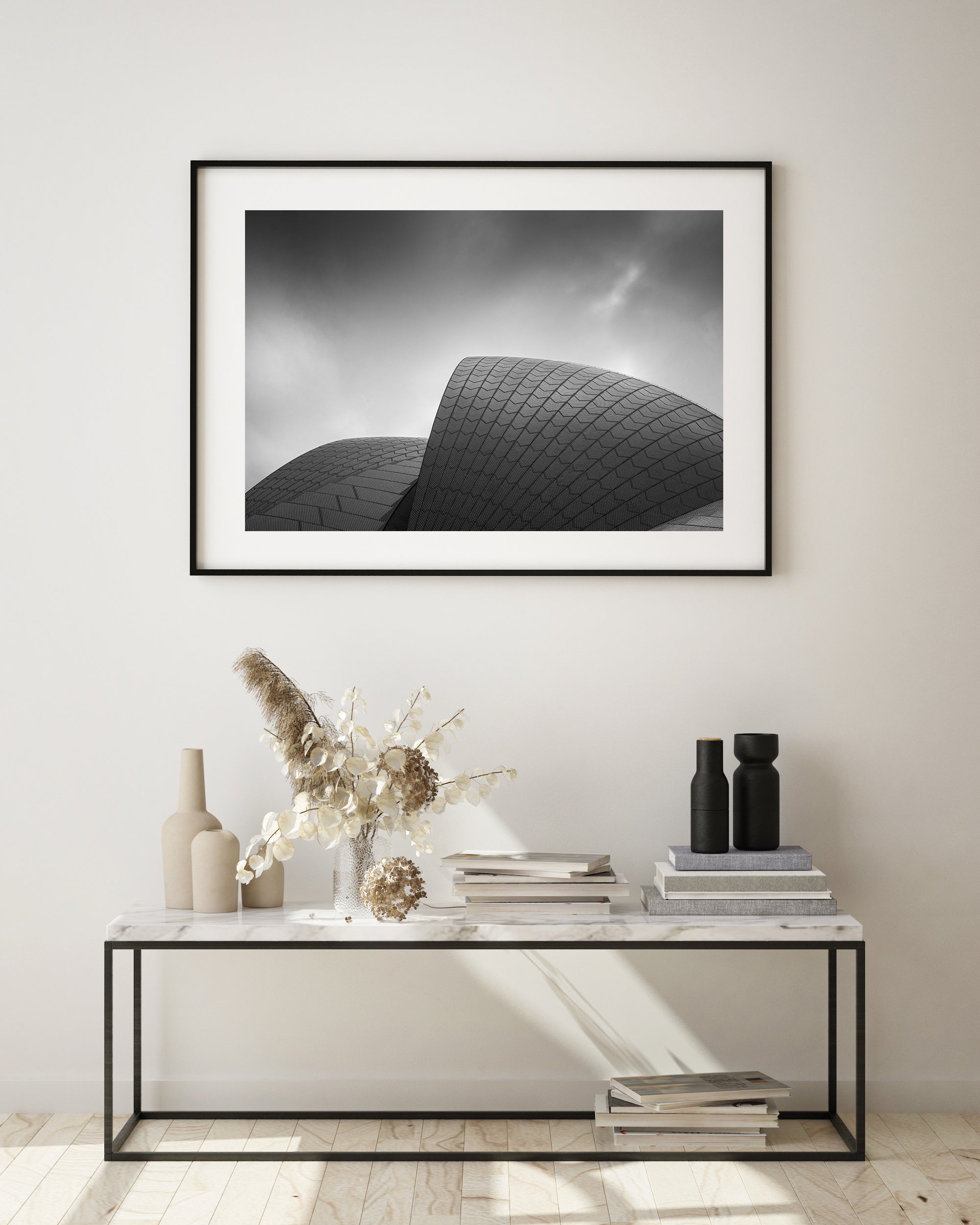 Opera House Sails B&W