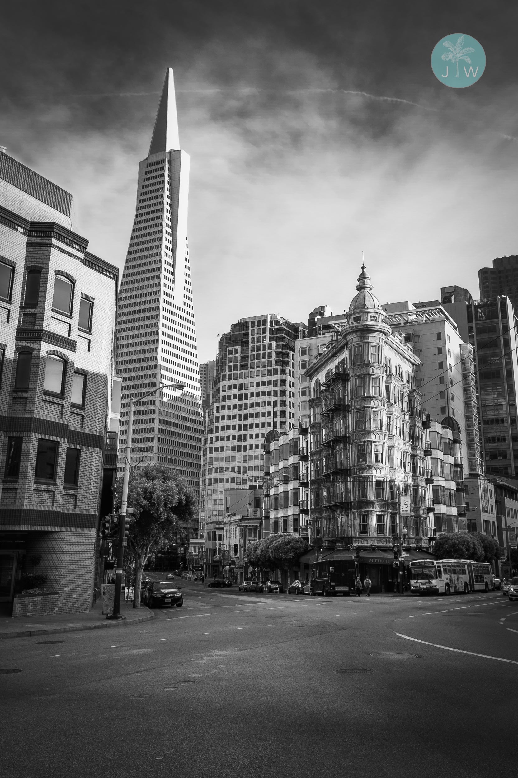 Pacific Avenue B&W