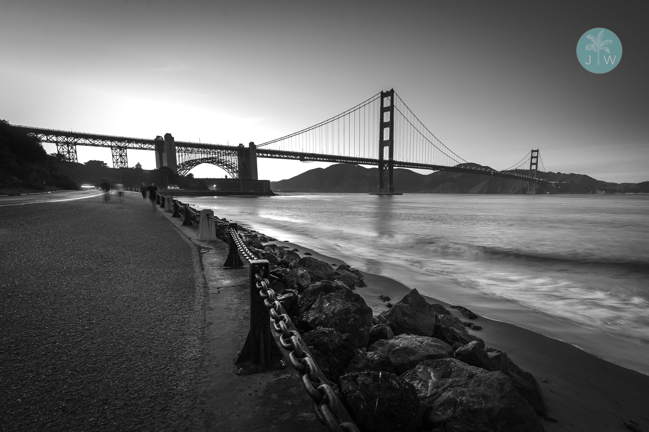 Golden Gate Bridge (B&W)