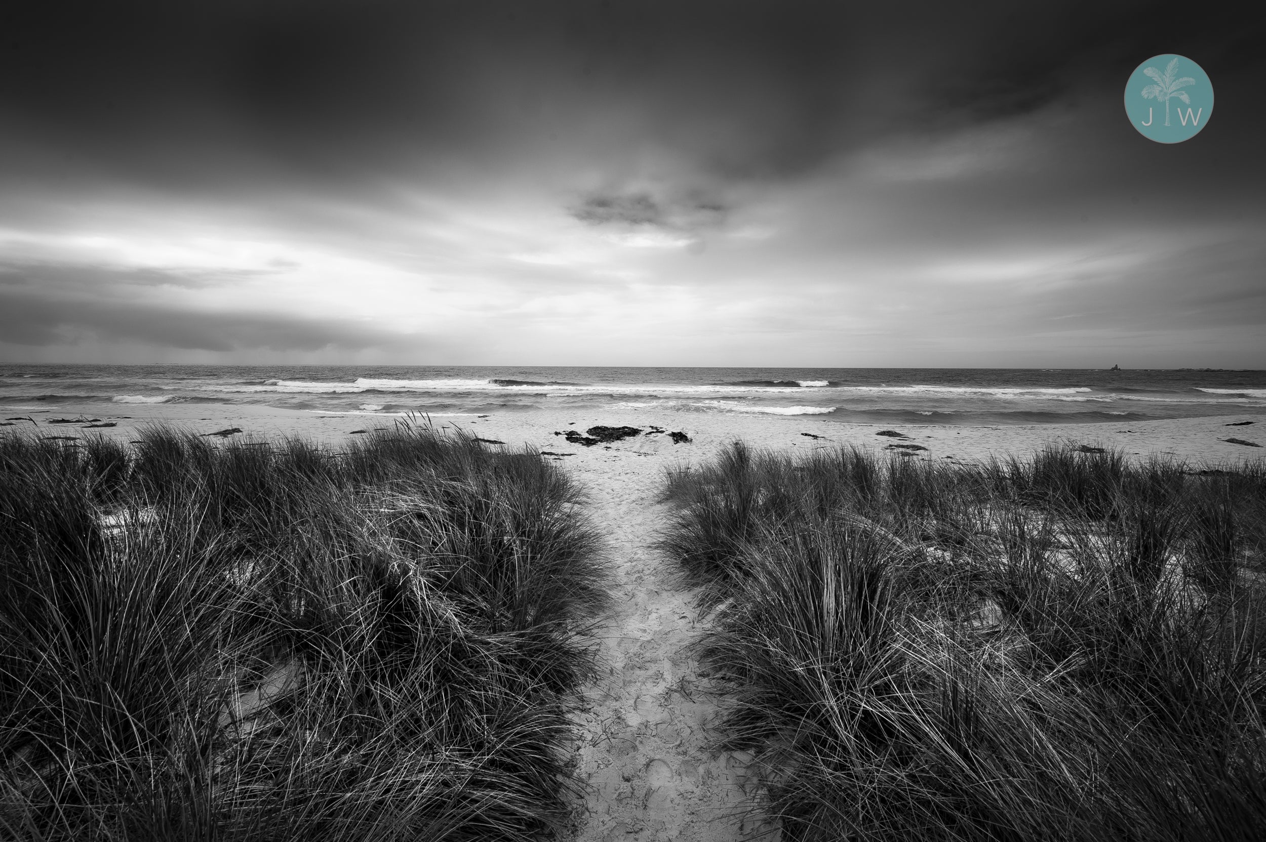 Bay of Fires Path B&W