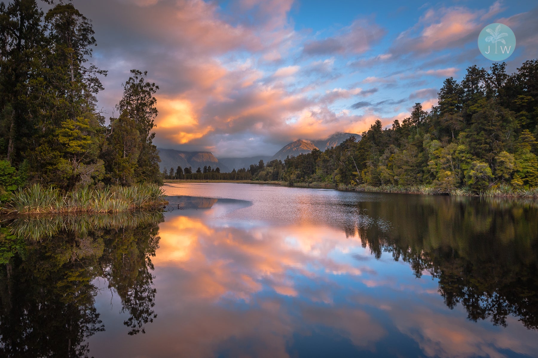 Lake Matheson Reflection