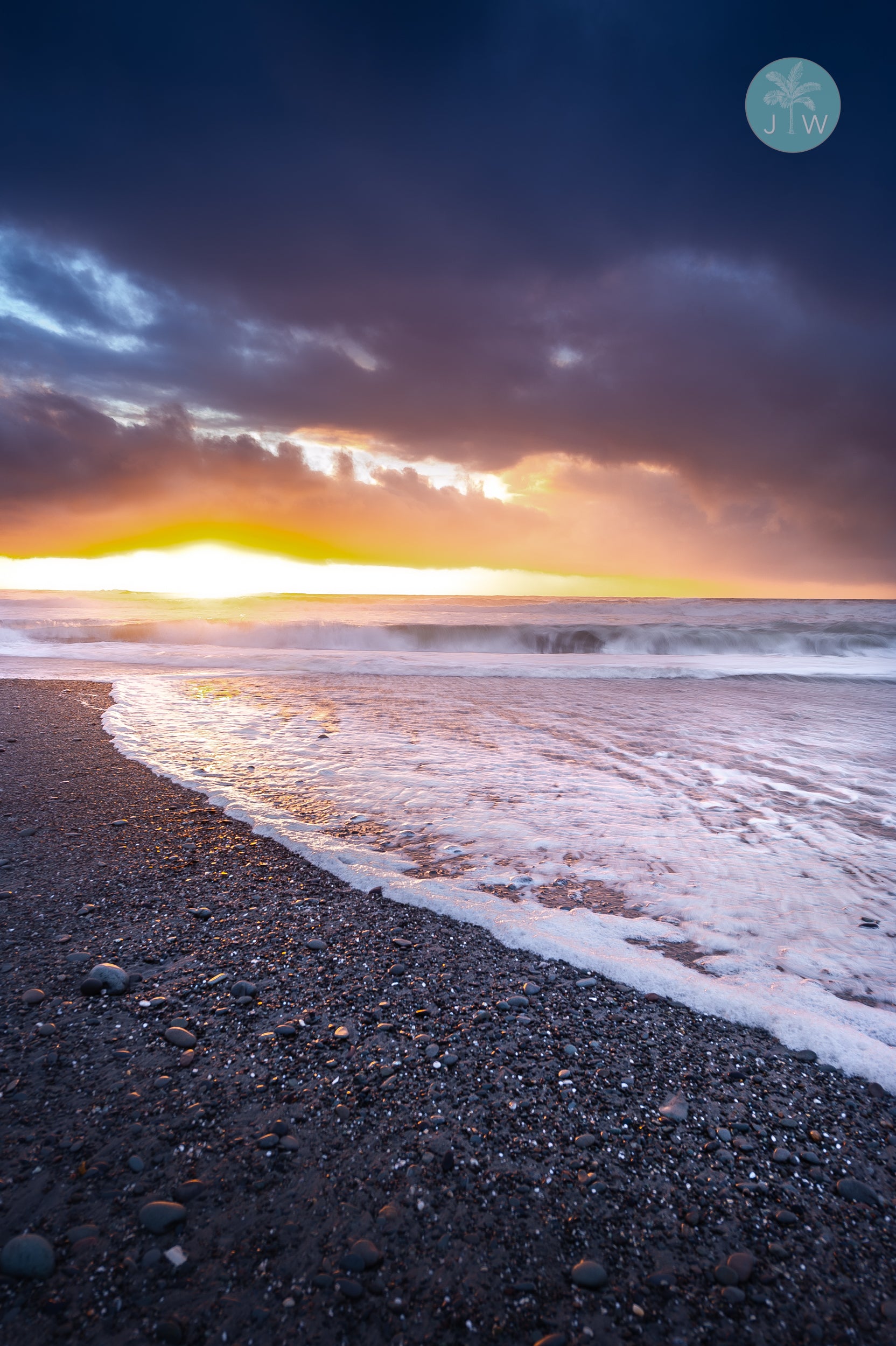 Punakaiki Sunset Vertical