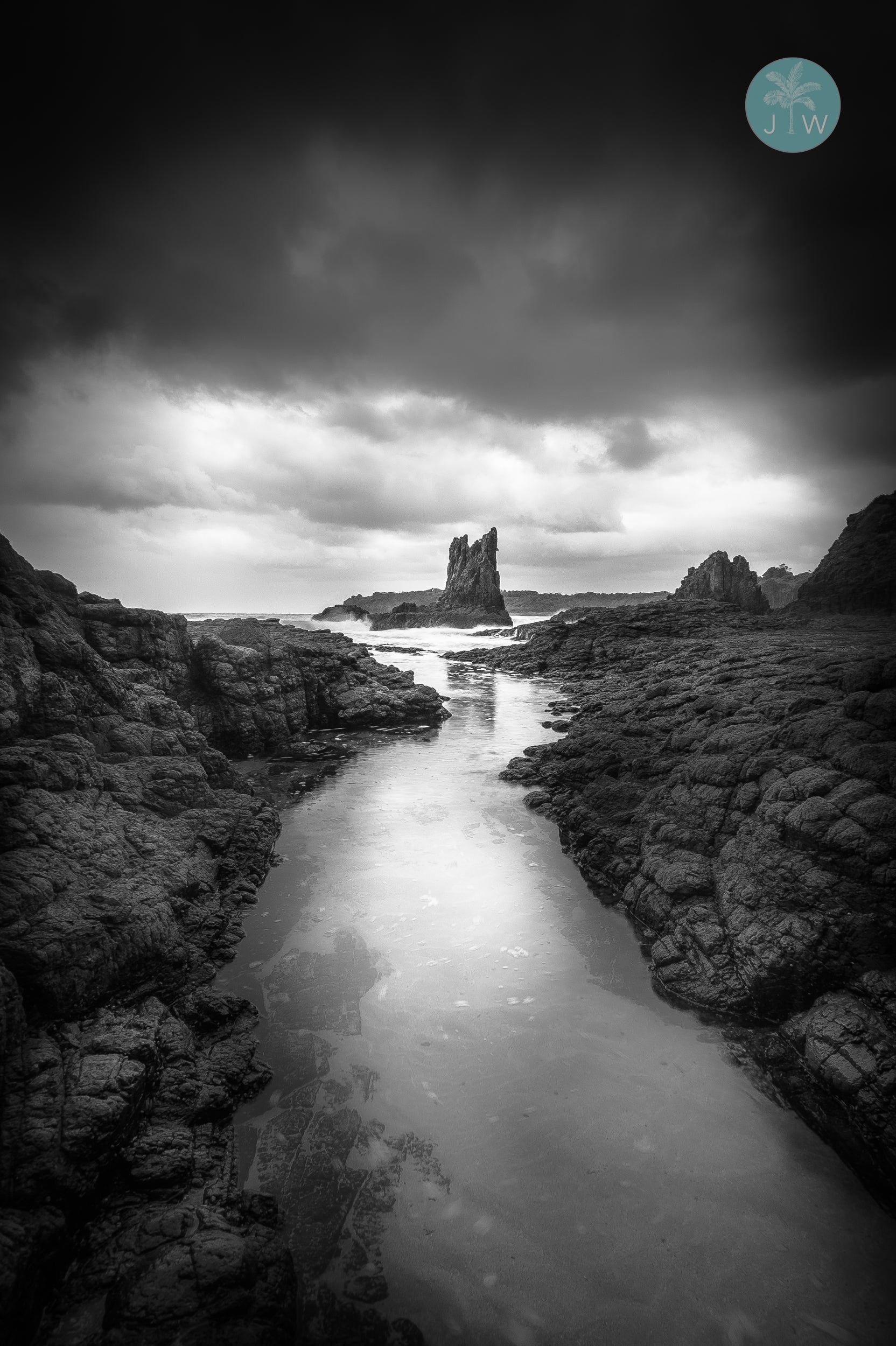 Cathedral Rocks B&W