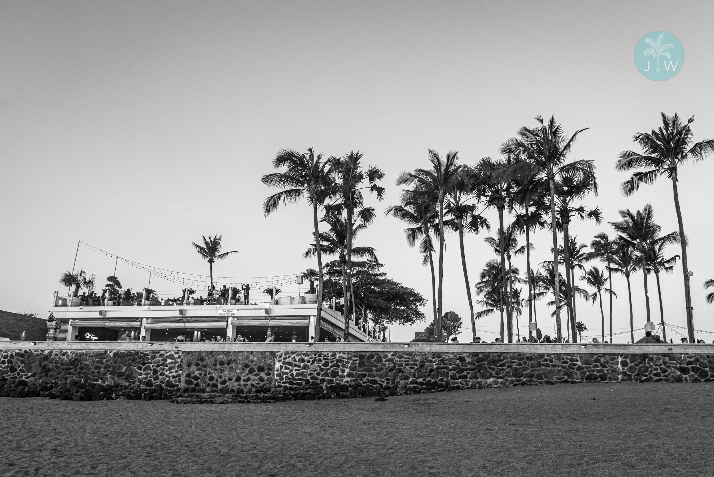 Berawa Beach B&W