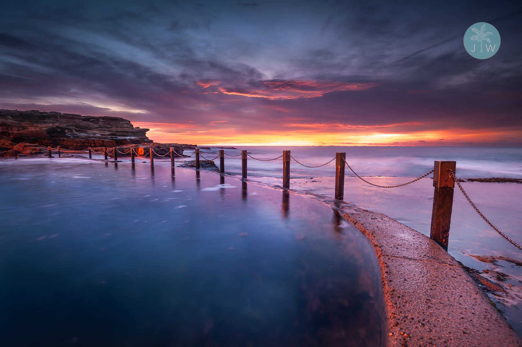 Mahon Pool Sunrise