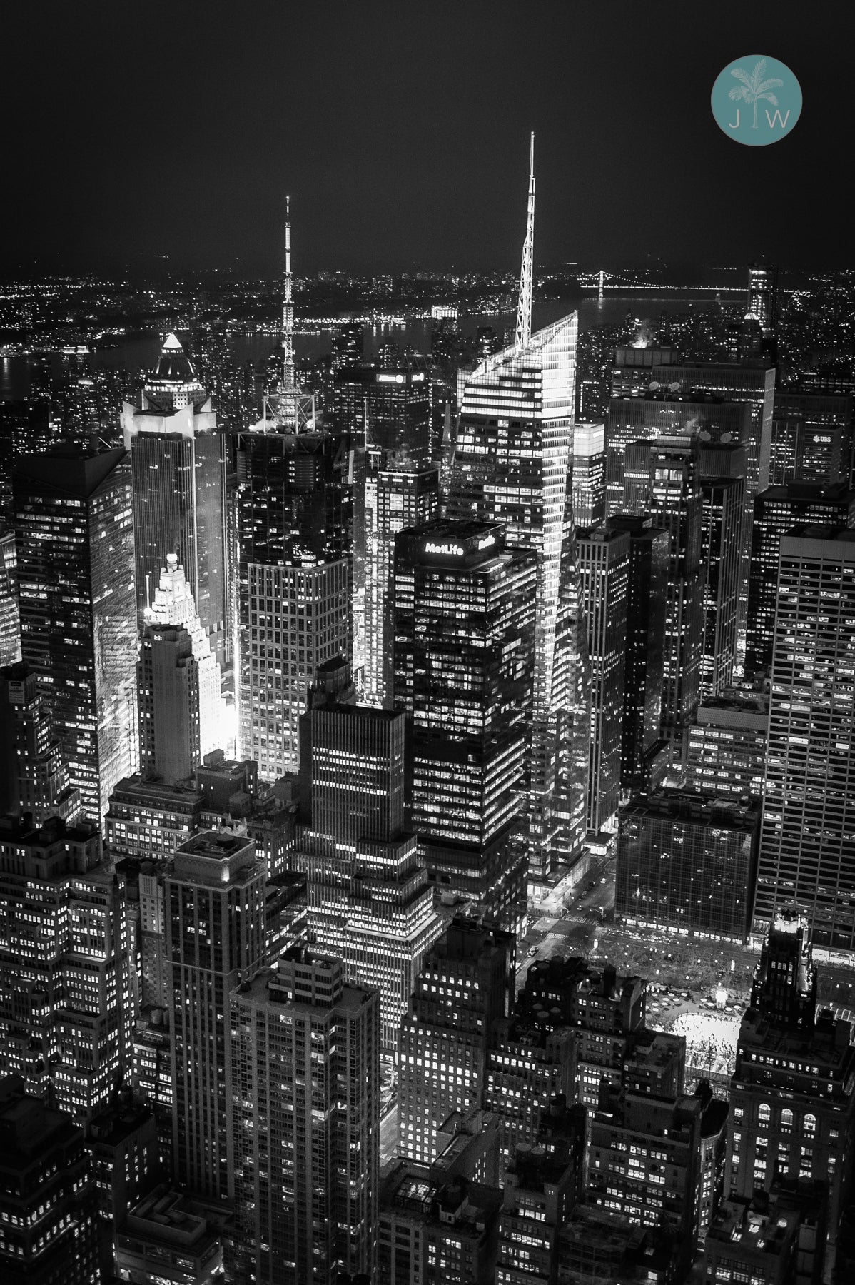 Times Square B&W