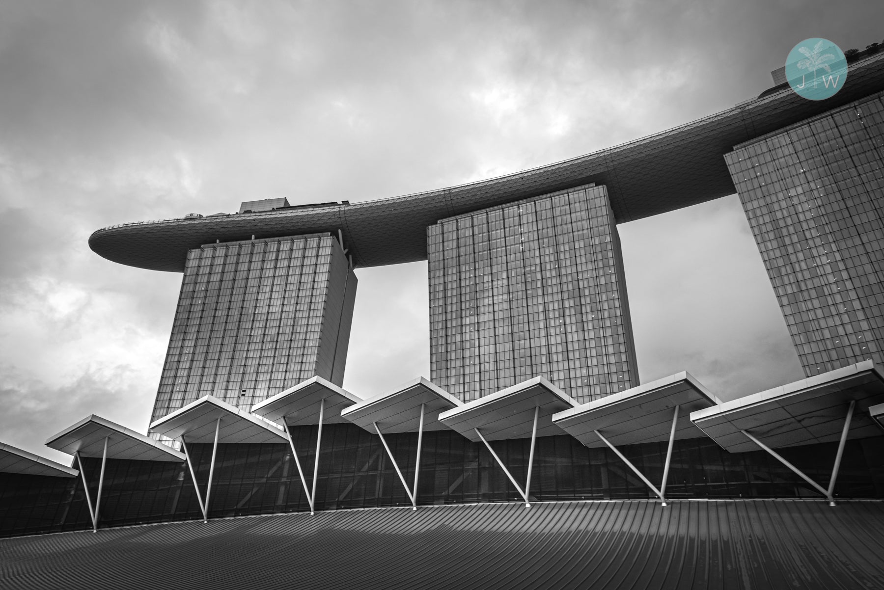 Monochrome Marina Bay