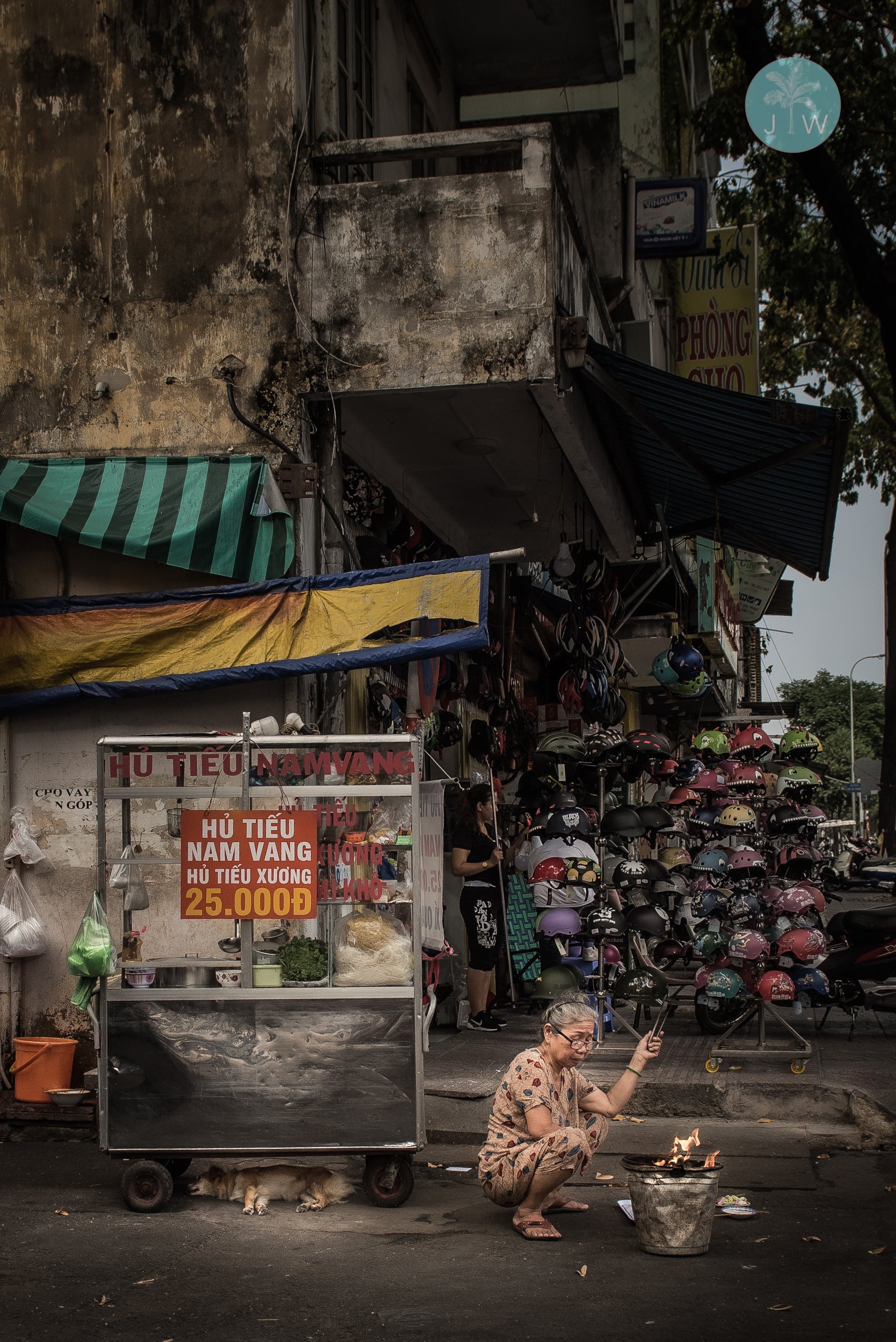 Sidewalk Scene